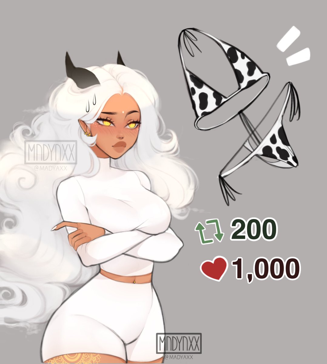 madyaxx's tweet image. Cowkini?

That depends on you 🫡