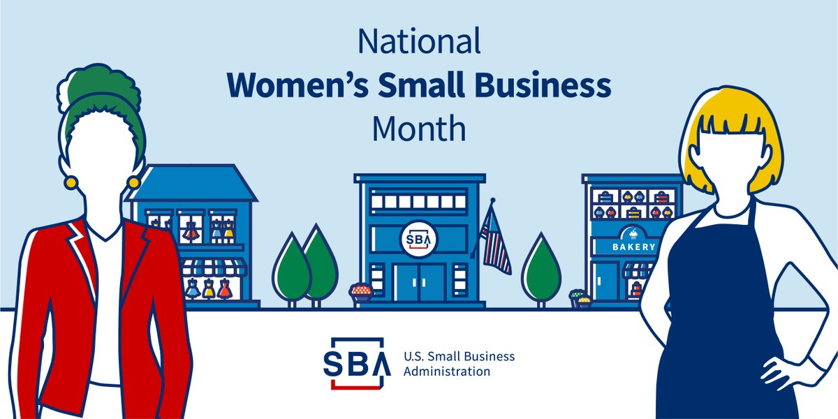 SBA_KansasCity's tweet photo. October is National Women’s Small Business Month. Check out SBA’s resources to help you  start, grow, expand and recover your business: https://t.co/1FZr1FPBSj #NWSBM https://t.co/4RDZovarDj