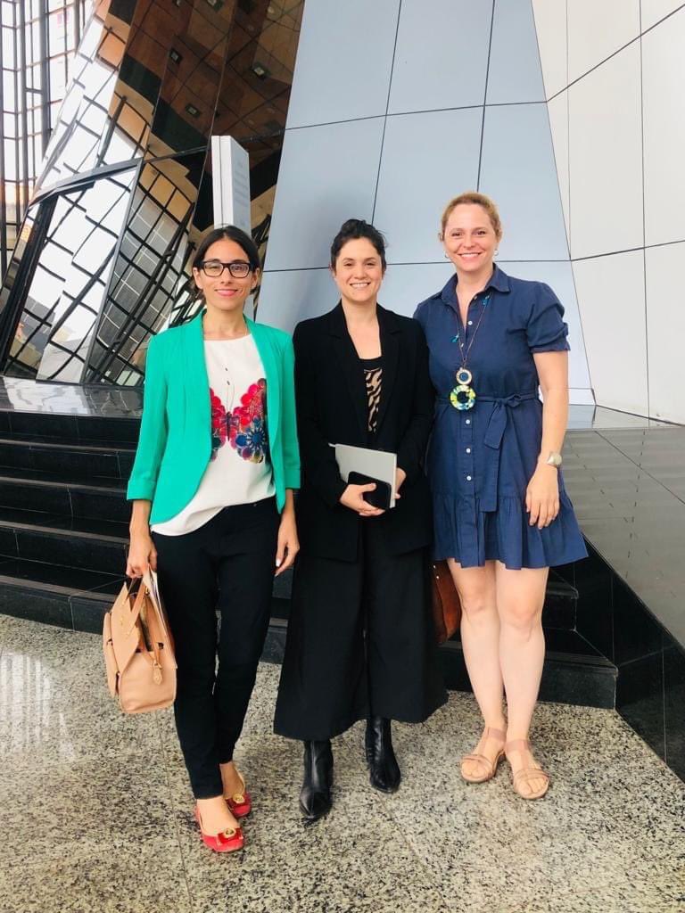 concepciongober's tweet photo. La Secretaria departamental de turismo de la Gobernación de Concepción Lic. Monica Mareco, conversó con la Ministra De Cultura , Adriana Ortiz y la Directora General de Patrimonios , Arq. Natalia Antola. https://t.co/yusLaZUt3t