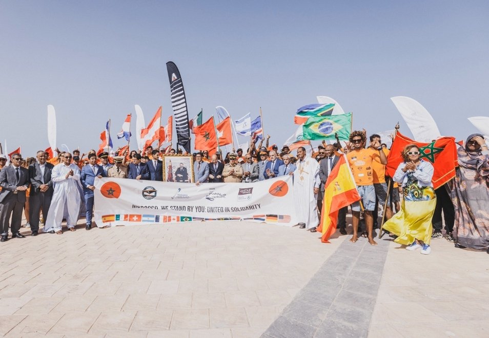 Maroc_UNESCO's tweet photo. The world elite of #Kitesurfing in #Dakhla from Sept 22 to Oct 2 to take part in the 13th edition of the #WorldKitesurfingChampionship “Prince Héritier Moulay El Hassan Kitesurfing World Cup 2023”, as well as the second edition of the “GWA Wingfoil World Cup”.
#KitSurf #Morocco https://t.co/7CXlaEY6zp