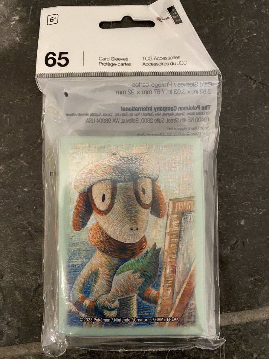 van gogh card sleeves Pokémon Center Van Gogh Museum 6-Card Sleeve Set Pikachu Gray Felt Hat –  AARC Hobbies