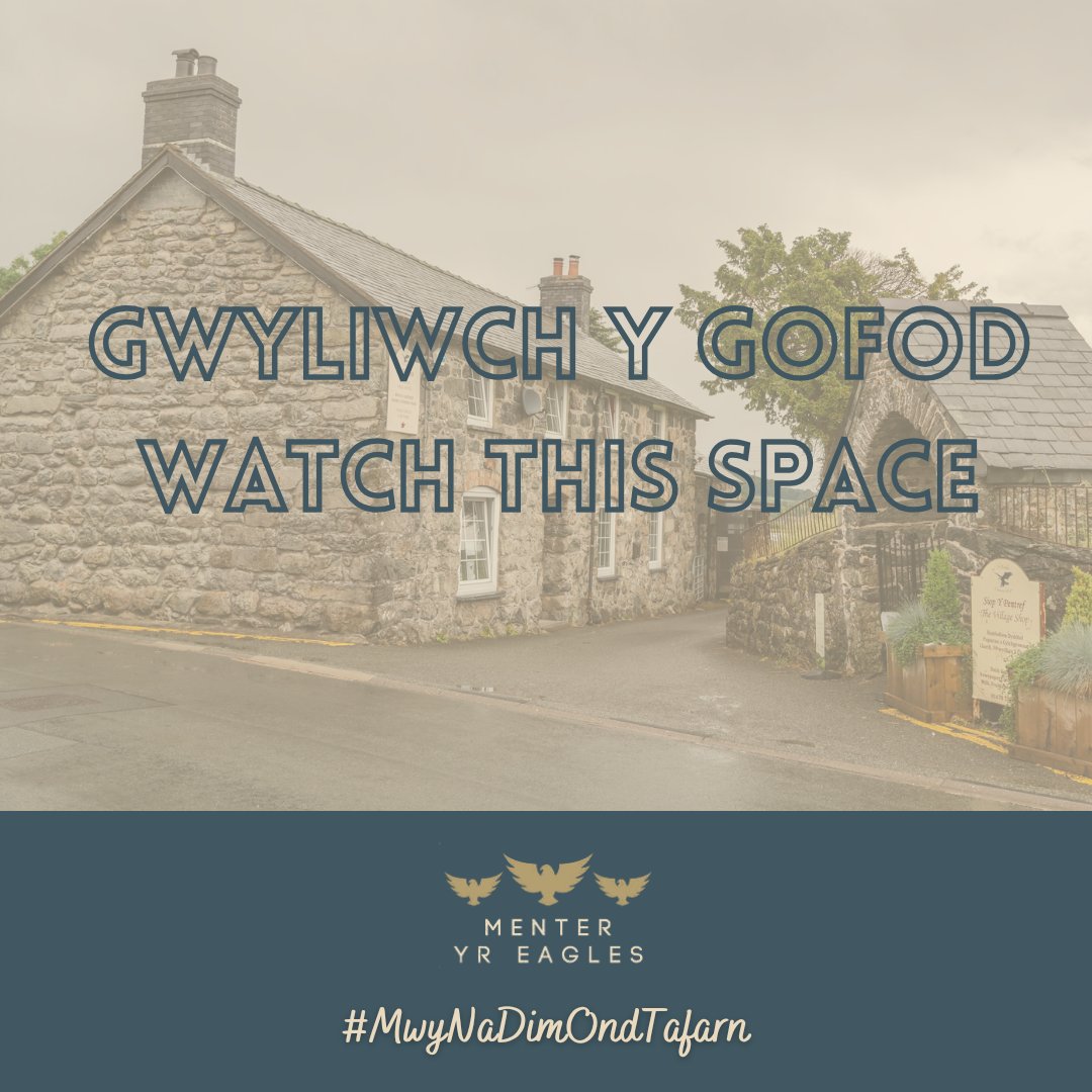 👀
Gwyliwch y gofod! Mae'n bosib bod gennym newyddion i'w rannu!

👀
Watch this space, we might have some exciting news to share!

Mae modd cefnogi arlein drwy roi be fedrwch chi tuag at y fenter square.link/u/pdiwog66