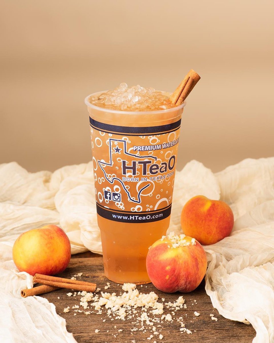 HTeaoNac's tweet photo. Fall is officially here! To celebrate, we’re relaunching our seasonal flavor: Peach Cobbler! 🍑🥧 

Stop by to enjoy this fan favorite, featuring notes of juicy peach and cozy fall spices…🍂🍁

#HTeaO🥤 #ItsTeaTime⏰ https://t.co/ZTmQq7xbid