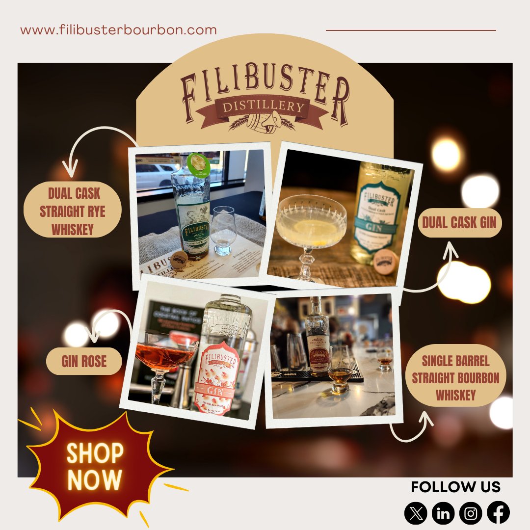 Every sip is a revelation, a journey into the extraordinary. Filibuster Distillery stands alone, a testament to the artistry of small-batch craftsmanship.   #CraftedToPerfection #SmallBatchBourbon #drinkvirginia #filibusterwhiskey #virginiawhiskey #virginiabourbon #bourbonlovers