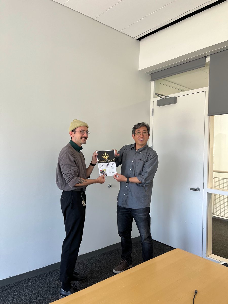 Congratulations to Mauricio for winning the Golden Touch award of our lab. Way to stick to developing the SOLARR-seq methodology for so long! It takes persistence and courage.