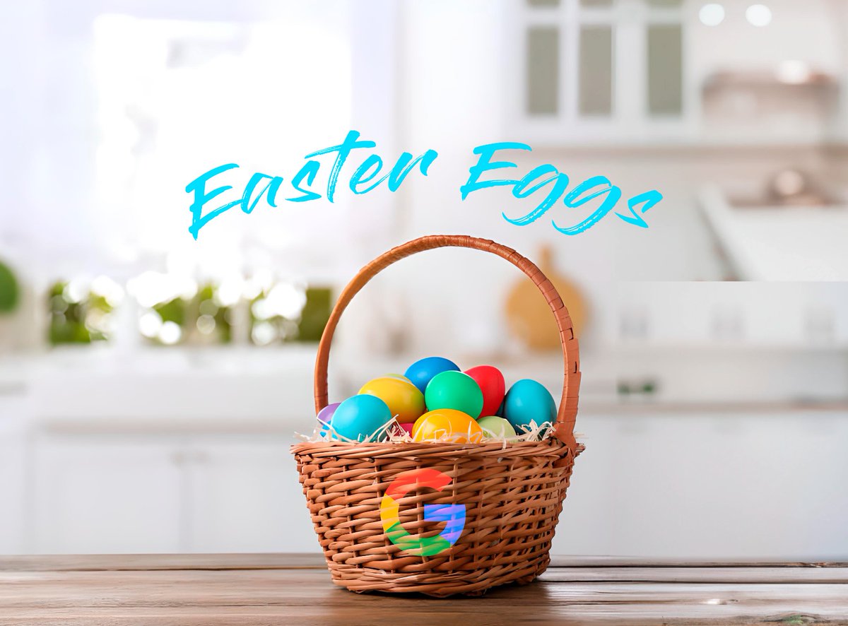 gdg_upv's tweet photo. Como hoy es el 25 aniversario de Google, os traemos:

HILO EASTER EGGS DE GOOGLE 🔎

Para quienes no sepan qué es un Easter egg, estos son secretos insertados por los programadores haciendo referencia a un elemento reconocible, como pueden ser películas o videojuegos famosos. https://t.co/51pUdPypeZ