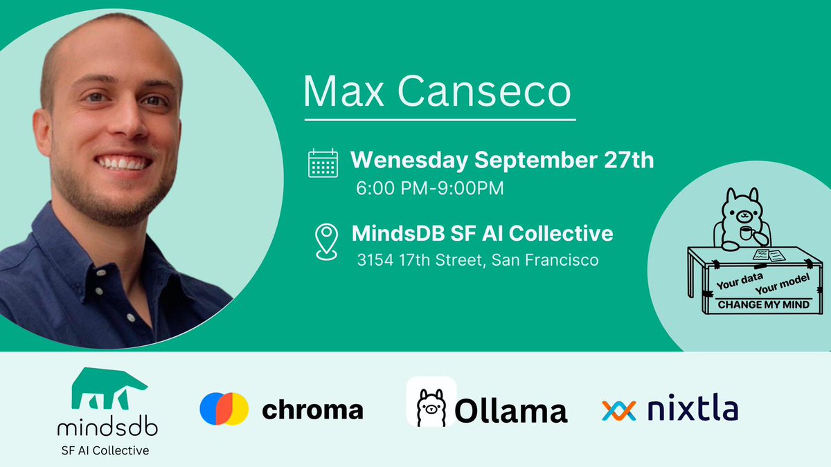 Today I will be participating in a discussion on the opportunities and pitfalls of various trending methods of connecting data to AI, along with Jeff Huber founder of Chroma , Jeffrey Morgan creator of Ollama, and  Jorge Torres of <a href="/MindsDB/">MindsDB</a>