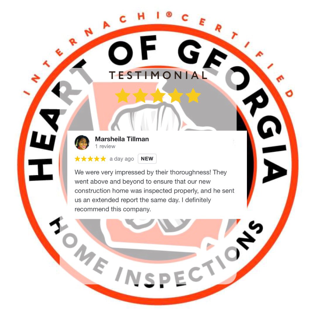 HeartOfGAHome's tweet photo. Another ⭐️⭐️⭐️⭐️⭐️ rating for our top-notch home inspection services. Check out our latest review from a happy client! Let's get started on your journey to a well-inspected home: https://t.co/IgvTXCvtak 🏡✨#HomeInspector #PerryProud #GeorgiaRealEstate #MilitaryFamilies #RAFB https://t.co/sLNCxLJ36c