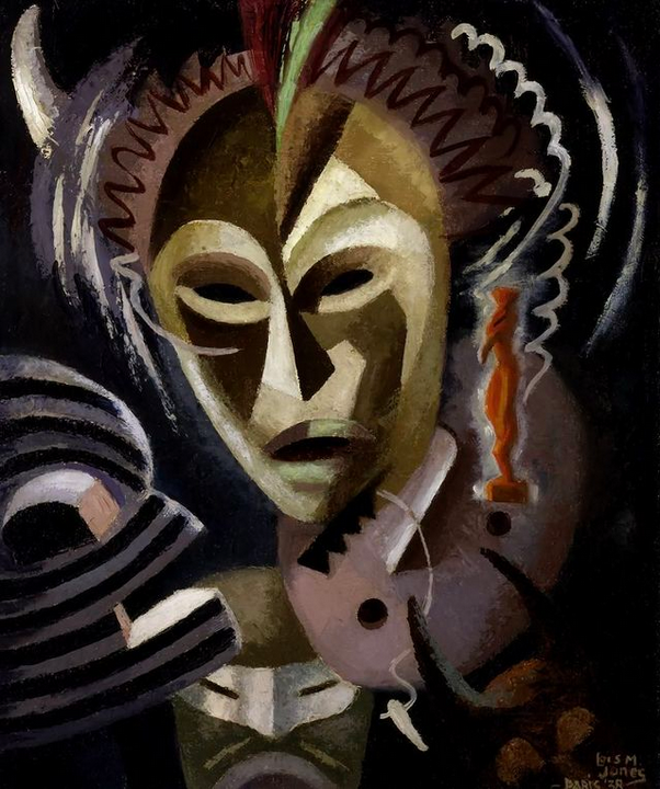 MenschOhneMusil's tweet photo. Mailou Jones, Les Fetiches, 1938. https://t.co/KOFemGzON6