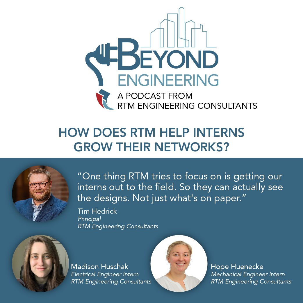 RTM_ENG's tweet image. In this episode, Tim Hedrick sits down with RTM interns, Hope Huenecke and Madison Huschak to discuss the way their networks have contributed to their career journeys. Listen to the episode here: hubs.ly/Q023z-VV0
#RTMengineering #beyondengineering #internships #mentorship