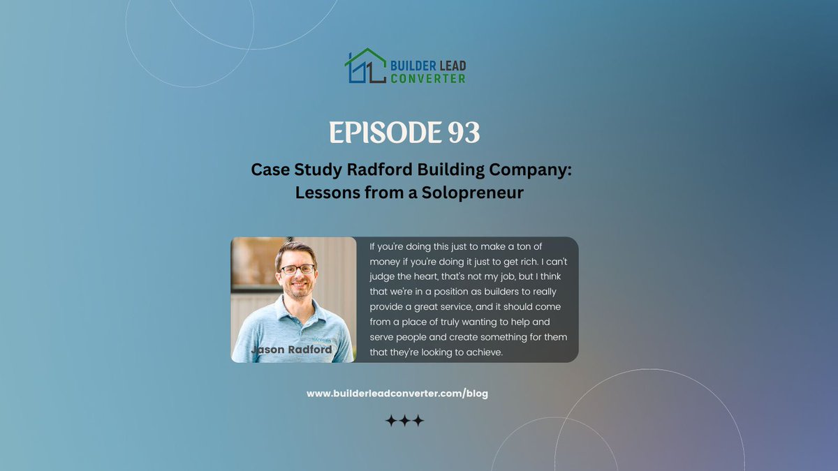 RickStorlie's tweet image. Listen to what Jason from Radford Building Company says to his co-builders.

Full episode below!👇

#leadsled #remodelingdoneright #leadgenerationsystem #onlinereview  #homebuildersassociation #houstonhomebuilders #remodelingexperts #leadconversion