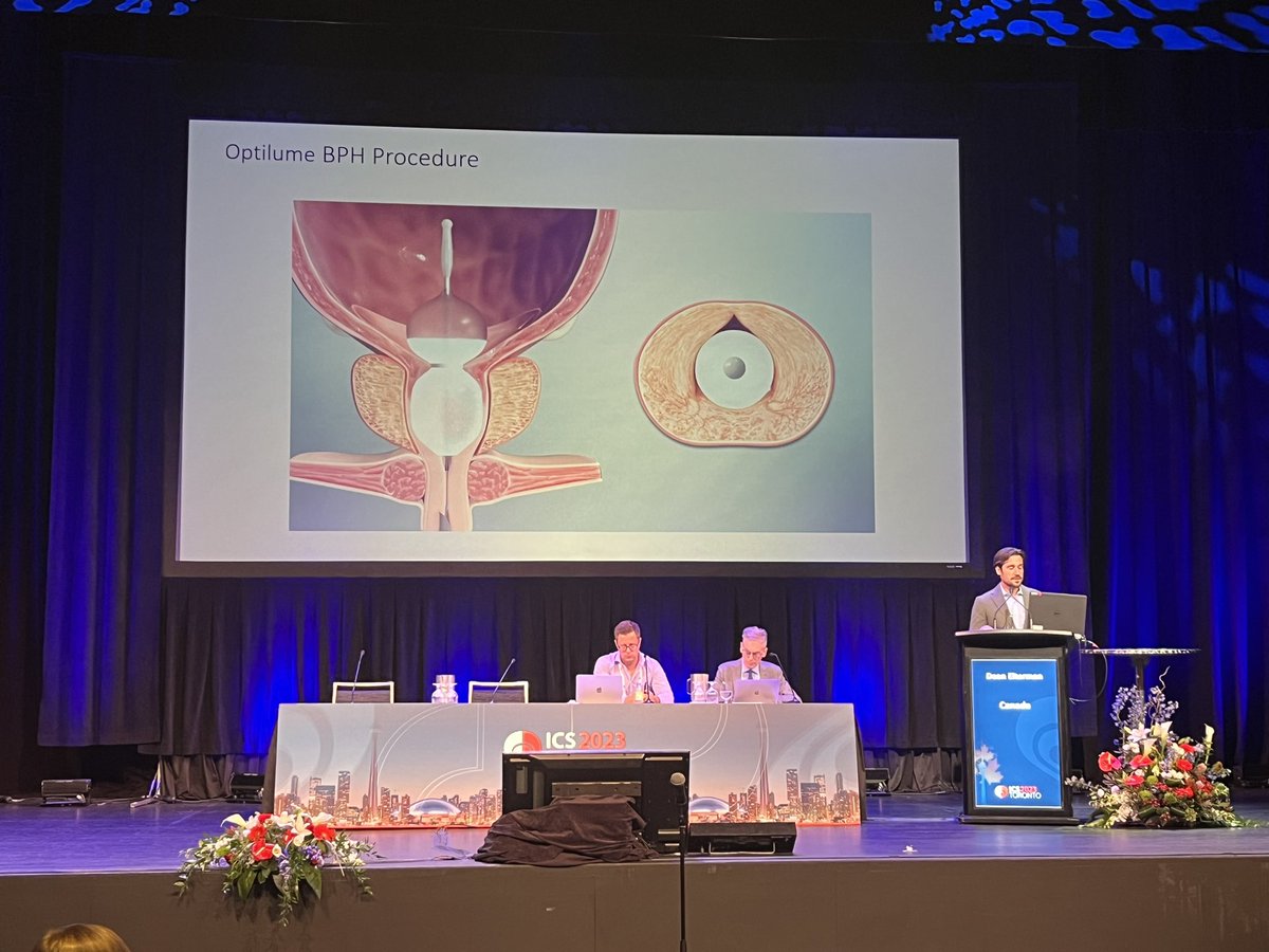 Amazing start to #ICS2023! 🔥Congrats to @DrDeanElterman for winning the best in male LUTS category prize, showcasing the 12 month outcomes of the PINNACLE trial! #optilume @OptilumeBPH