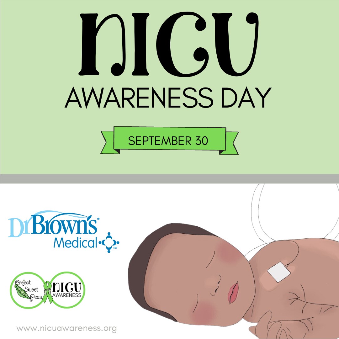 DrBrownsMedical's tweet photo. On NICU Awareness Day, Dr. Brown’s Medical honors NICU babies, families, and professionals. Thank you to the NICU professionals who make each  NICU experience the best it can be for the babies and families who never expected to be there. 💚💙💚 https://t.co/cQ1ZfOuAzm