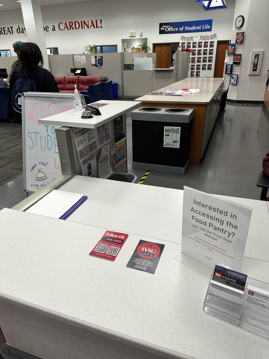 SVSU_SAFE's tweet photo. I spy with my little eye 👀 have you seen these flyers around?! Take a selfie with one and tag us for a feature 📸 

We LOVE promoting everything SAFETY! PS .. If you haven’t downloaded our SVSU Safety App, we highly encourage you to do so TODAY! #SVSUSAFE https://t.co/1qV1WVOzNA