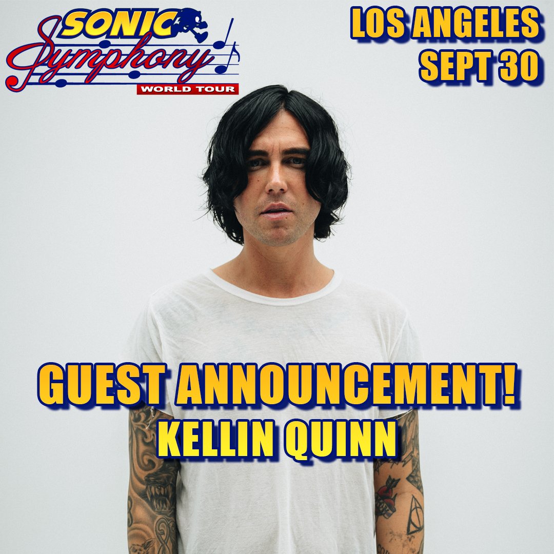 Get ready, LA...Kellin Quinn is coming to the #SonicSymphony! Prepare for  an Undefeatable time at both shows on September 30th!, image size:1080x1080
