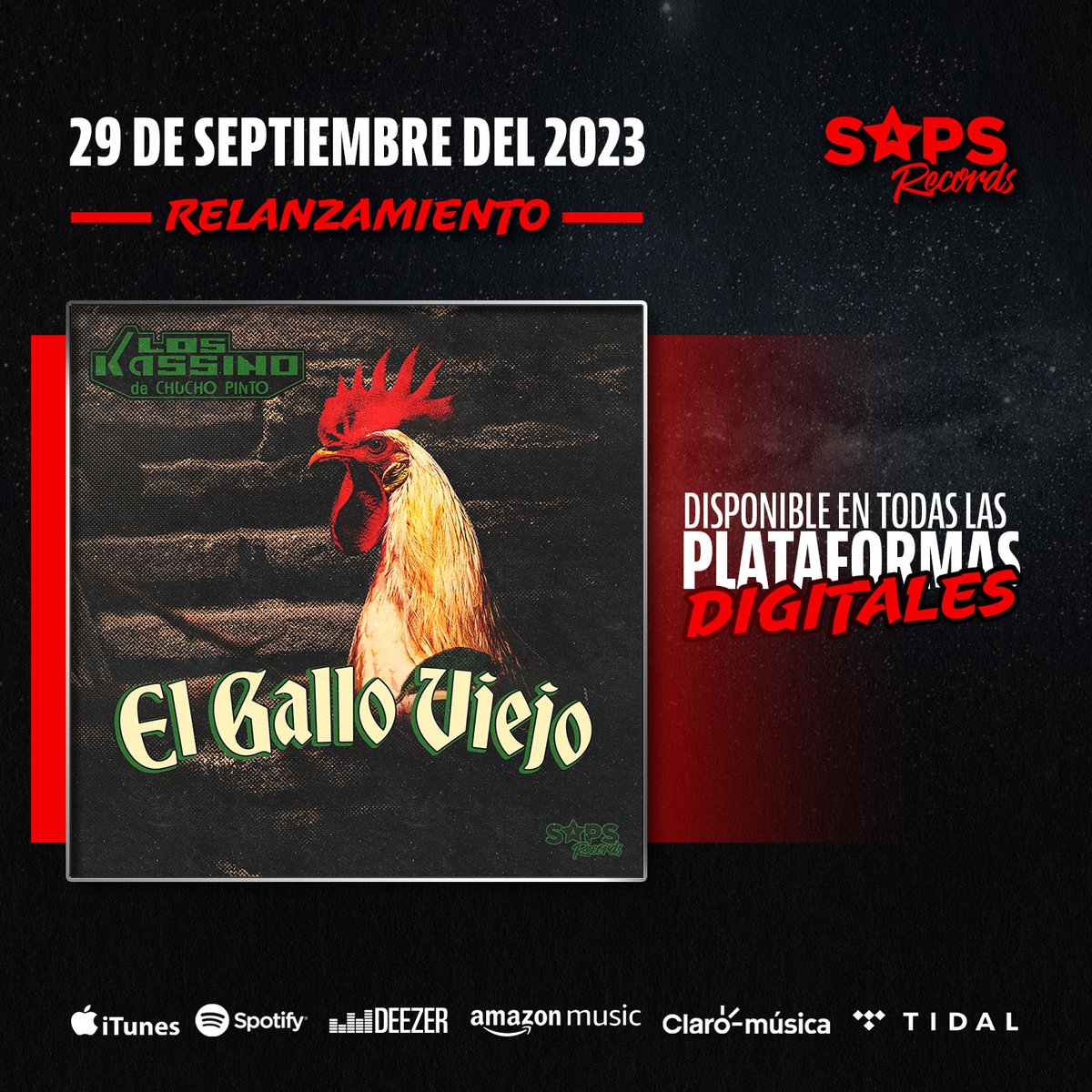 ¡Este viernes vamos a recibir a "El Gallo Viejo"!
onerpm.link/301258056027