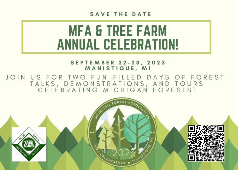 Our 2023 Annual Celebration in Manistique was a success! A HUGE "Thank You!!" to everyone who helped or attended!

To view and sign up for upcoming events, check out our website at michiganforests.org/getinvolved/