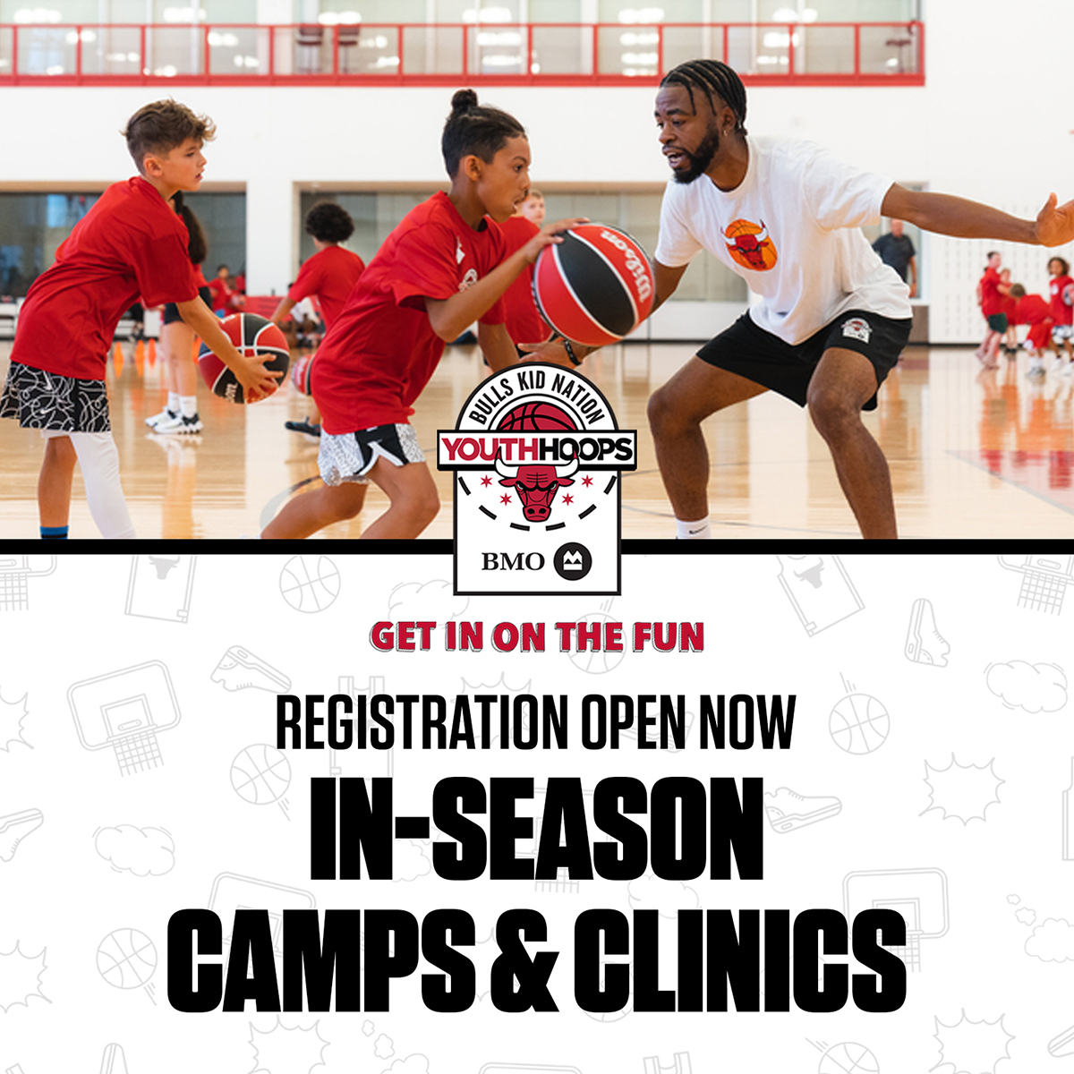 windycitybulls's tweet image. Registration is now open for Bulls Kid Nation in-season camps &amp;amp; clinics! 

Sign up at the link below! 👀🔴

🔗: nba.com/bulls/kidnatio…