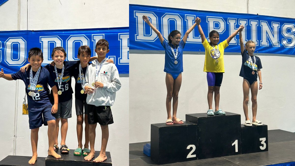 METSchoolPanama's tweet image. MET Swim Team excels at the ISP Dolphin Cup!
#METStudents took home 1st place in the under-10 category and a well-deserved 3rd place in the 11-17 category!
Congratulations to all on this achievement.
#METSchoolPanama #nordangliaeducation #createyourfuture #METJaguars
