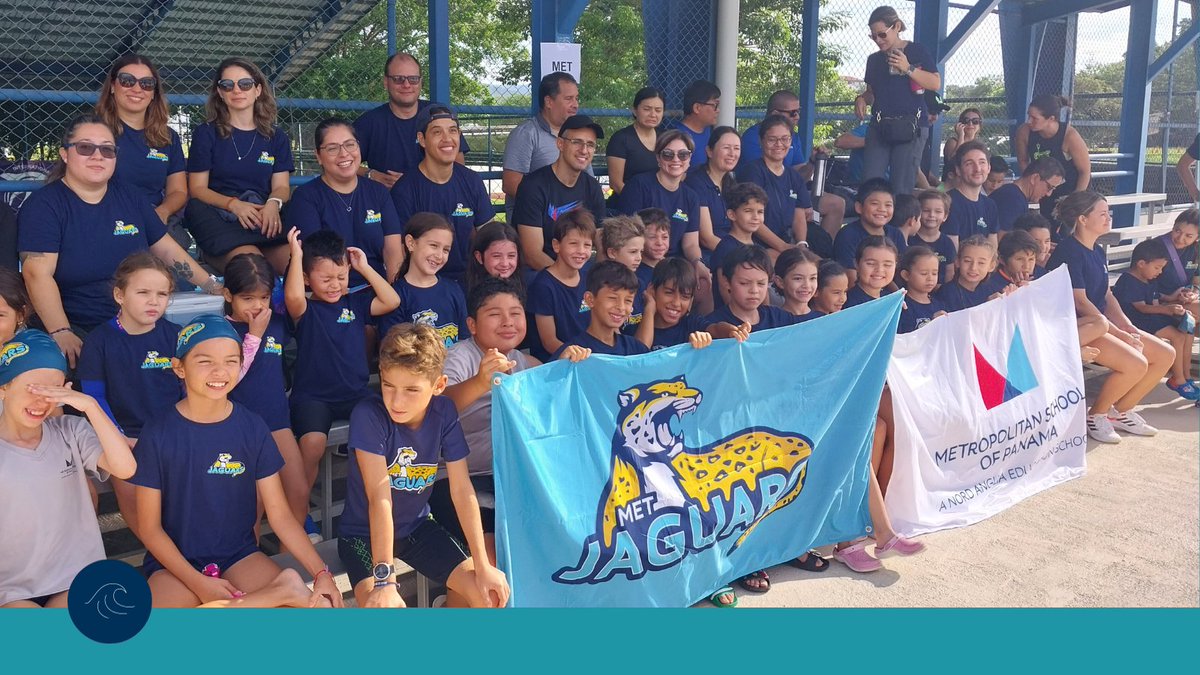 METSchoolPanama's tweet image. MET Swim Team excels at the ISP Dolphin Cup!
#METStudents took home 1st place in the under-10 category and a well-deserved 3rd place in the 11-17 category!
Congratulations to all on this achievement.
#METSchoolPanama #nordangliaeducation #createyourfuture #METJaguars