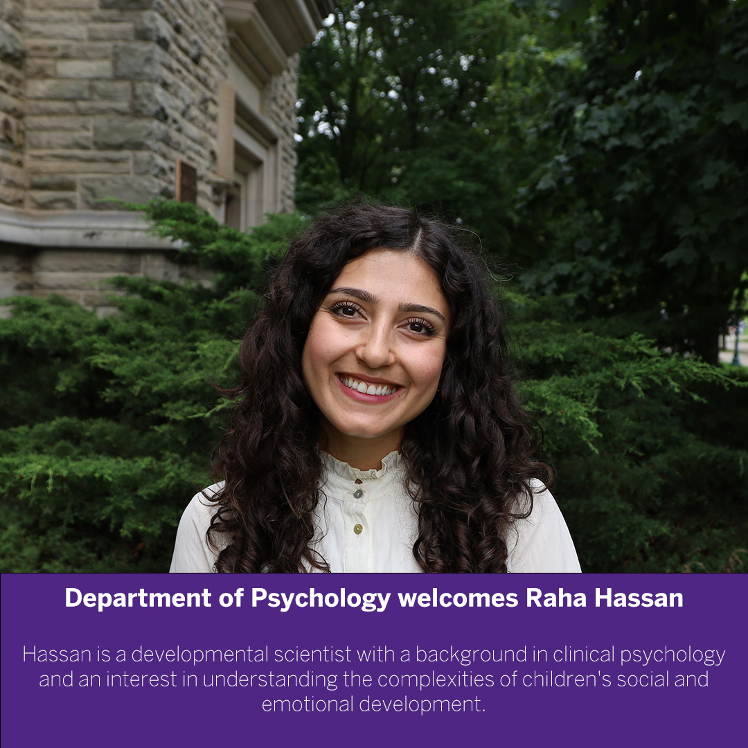 Western University's Department of Psychology is proud to welcome its newest faculty member, Raha Hassan. Read her story here: ssc.uwo.ca/news/2023/expl…