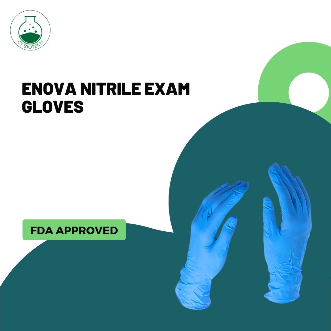 Order now FDA-Approved Enova Nitrile Exam Gloves on ctbiotech.com . . . #nitrile #gloves #glove #nitrilegloves #hospital #medical #ppe