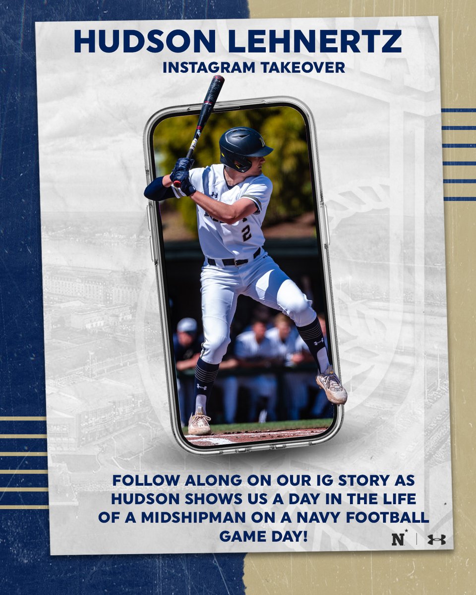 Witness @NavyFB game day through the eyes of a Midshipman👀 Head over to our IG story tomorrow as Hudson Lehnertz takes us through his Navy Football game day experience🤳 #GoNavy