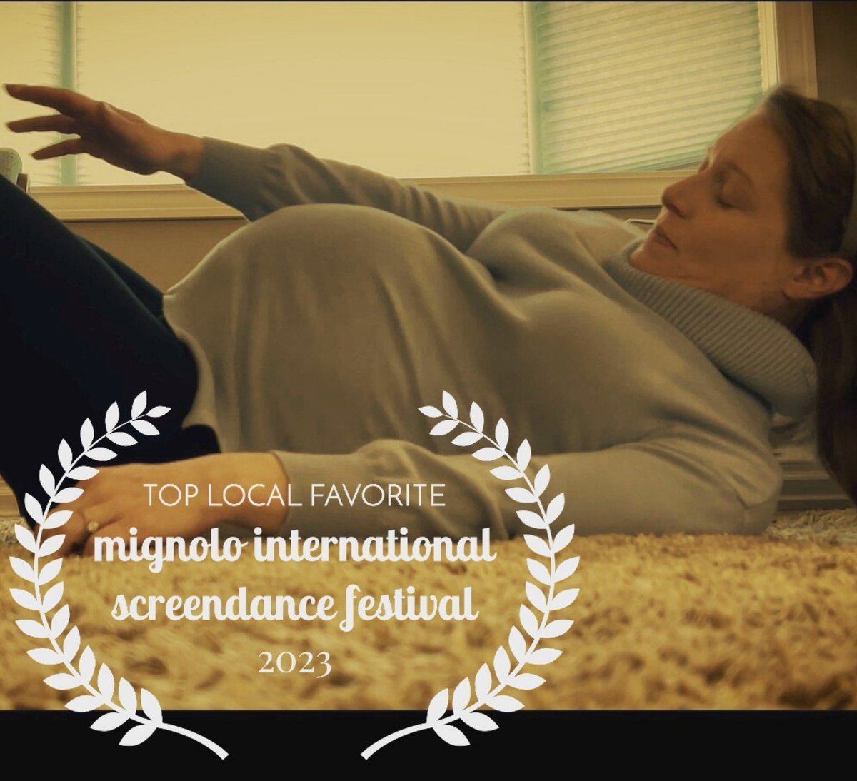 MScreendance's tweet photo. Congrats to @inimoisdance 🎀

"Those Last Few Weeks"

This short blends silent films with a modern dance movement vocabulary for a unique maternity physical comedy 🤰
 
#misdf #mignoloartscenter #screendancefestival #dancefilm #choreography #njdancer #metuchenarts #screendance https://t.co/D2jzM6NjUK