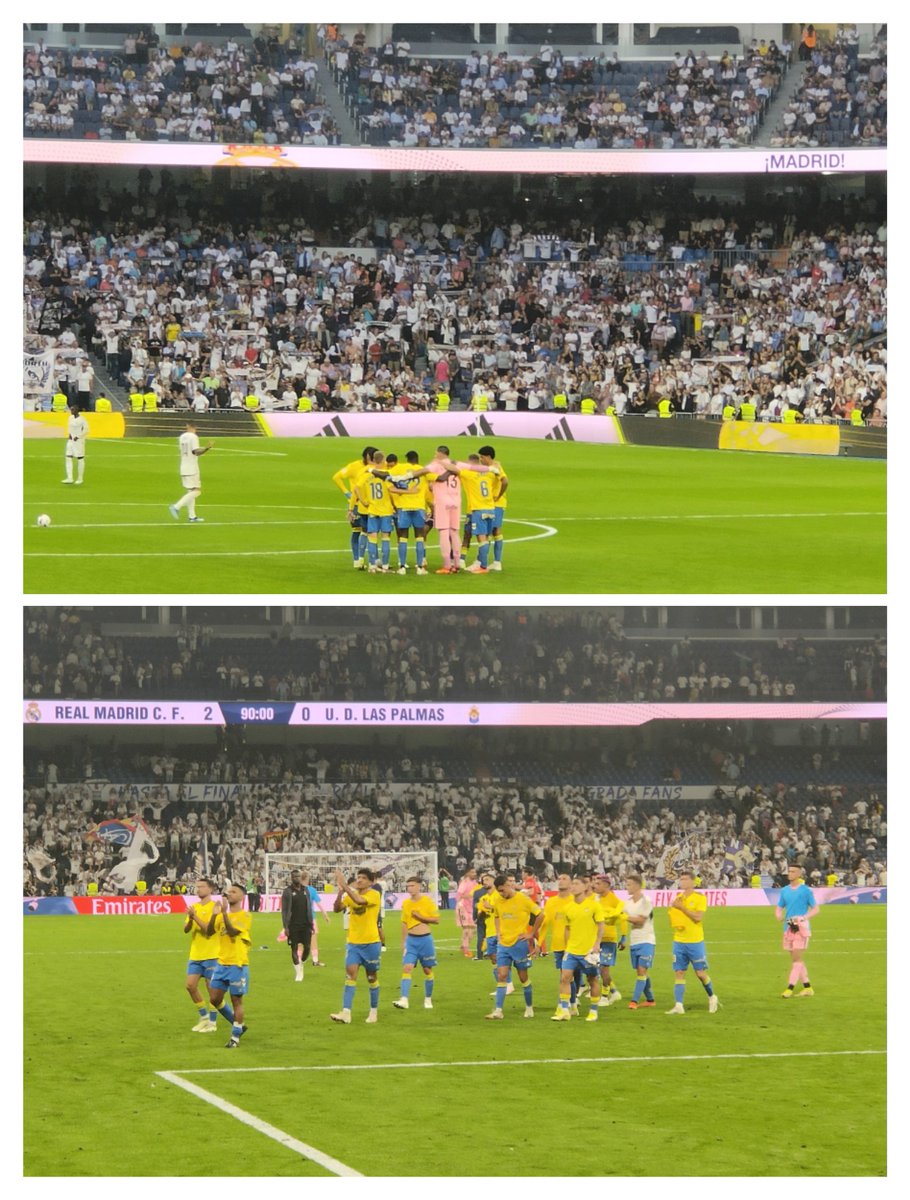 raulmu9's tweet photo. No pudo ser pero con mi gente hasta el final 💛💙   Tu nunca sola caminarás 🎶🎶 @ElNuevoInsular @UDLP_Oficial https://t.co/wGtp0os71W