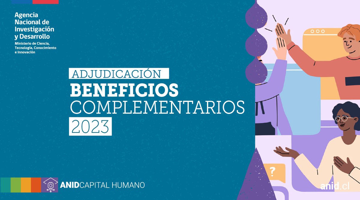 Felicidades a las becarias y becarios seleccionados en el  2º llamado de #BeneficiosComplementarios 2023. Se aprobaron 462 solicitudes para gastos operacionales, 131 para extensión de beca, 16 pasantías y 19 cotutelas.