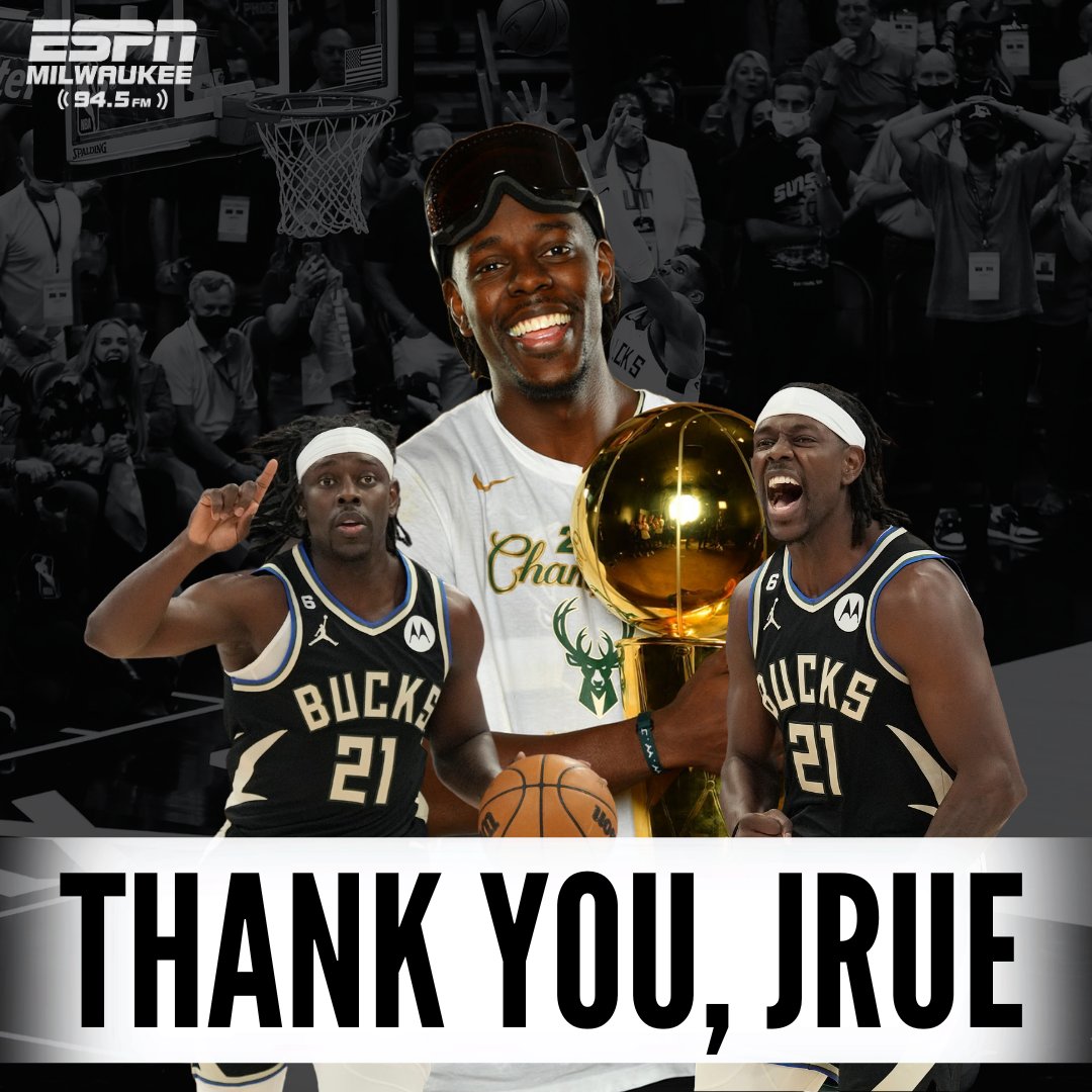 Thank you, Jrue 💚🖤