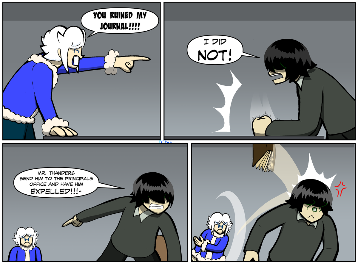 WanderingStudi2's tweet photo. A funny comic I did. You can already see the reference. #comic #comicstrip #oc #doodle #drawing https://t.co/LcEEK8FOYQ