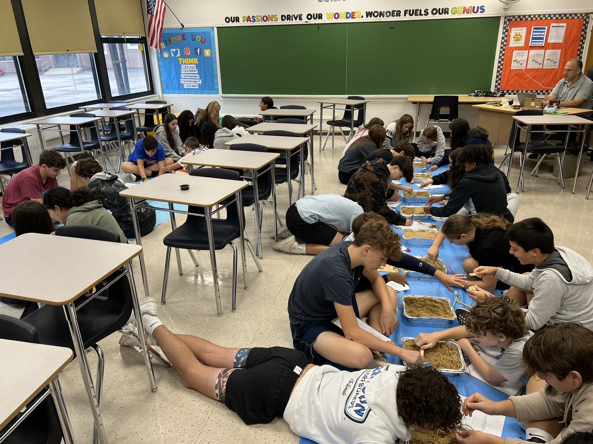 Joseph Gennarelli (@mrgennarellipv) on Twitter photo Archaeology Week in 8th Grade! We brought in our in-house Archaeologist Mr. G to present on the dig site process and model his tools and artifacts. Then they got to experience a sample dig themselves! #makeitreal #nocknation <a href="/PVPantherPride/">Pequannock Valley School</a> <a href="/akaye50/">Allen Kaye</a> Archaeology Week in 8th Grade! We brought in our in-house Archaeologist Mr. G to present on the dig site process and model his tools and artifacts. Then they got to experience a sample dig themselves! #makeitreal #nocknation <a href="/PVPantherPride/">Pequannock Valley School</a> <a href="/akaye50/">Allen Kaye</a>