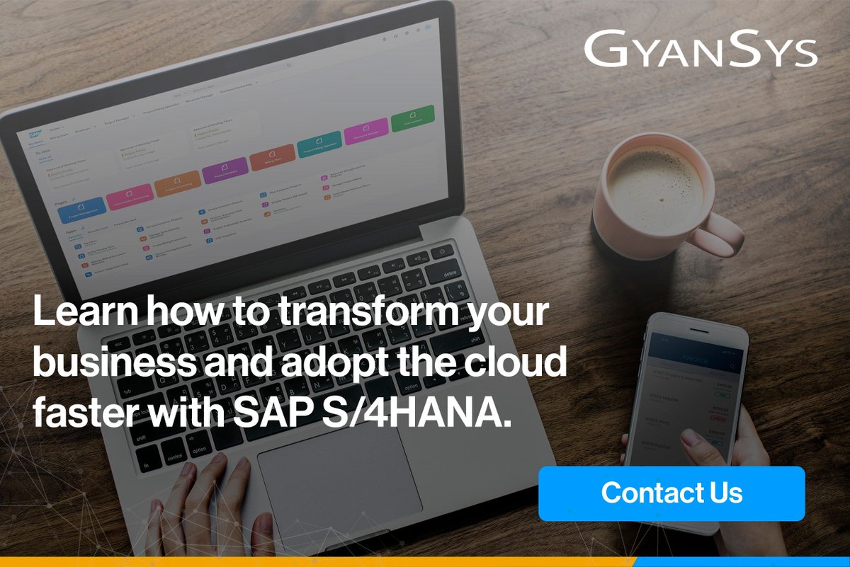 GyanSys's tweet photo. 🙋Want to get started on or expand your #S4HANA implementation? Our team of experts can help your digital transformation to SAP S/4HANA from advisory &amp; assessment services to implementation &amp; support solutions. 👉 Maximize your investment in SAP S/4HANA: https://t.co/XCCXTAclln https://t.co/P54DoqBkiZ