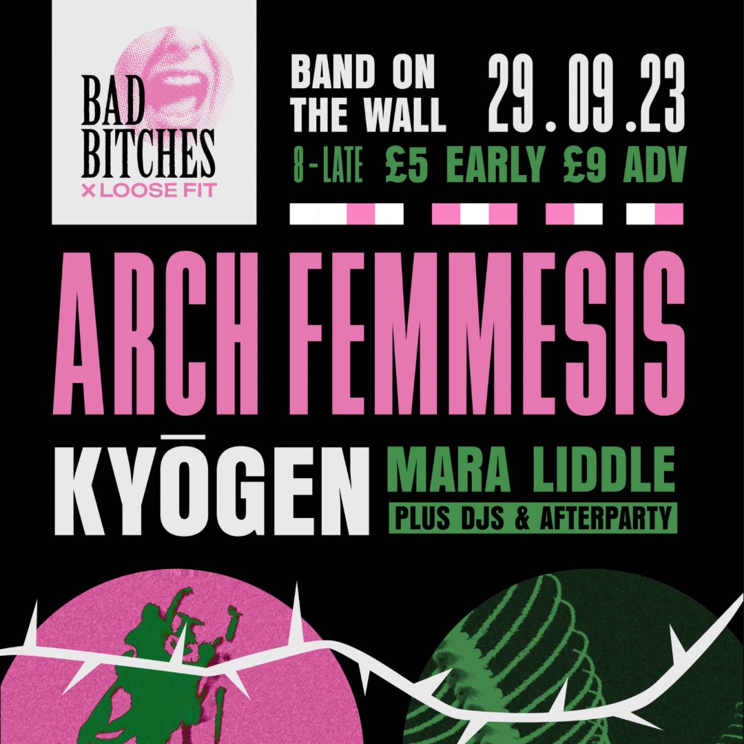 loosefit_mcr's tweet photo. THIS SATURDAY the bad bitches club gig + afterparty takes over Band on the Wall 💅

Grab your advance ticket now 🪩🪩🪩

https://t.co/6v3JXvxdRD https://t.co/n8io4cHZbq