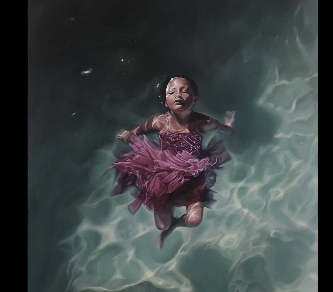 WomensArtForAll's tweet photo. There are several pieces by Calida #Rawles on this timeline. I’m happy to announce, she’s got a new series “A Certain Oblivion” opening in NYC in November. From that show: •With Wings Of Infinity• (@calidagarciarawles) https://t.co/OAVzHRwDEh