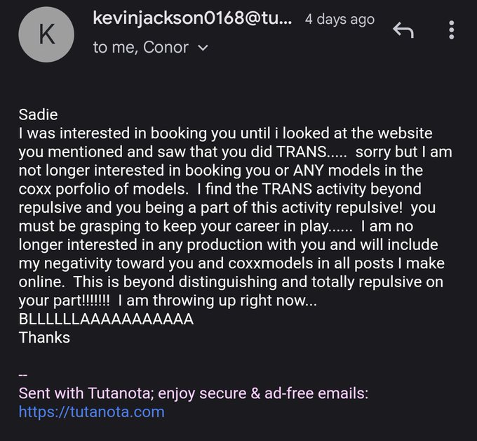 This guy is an awful human &amp; probably not even a producer. Stay away from kevinjackson0168@tutanota.com<a href="/tag/cuckold"class="tags"><span>#cuckold</span></a>
