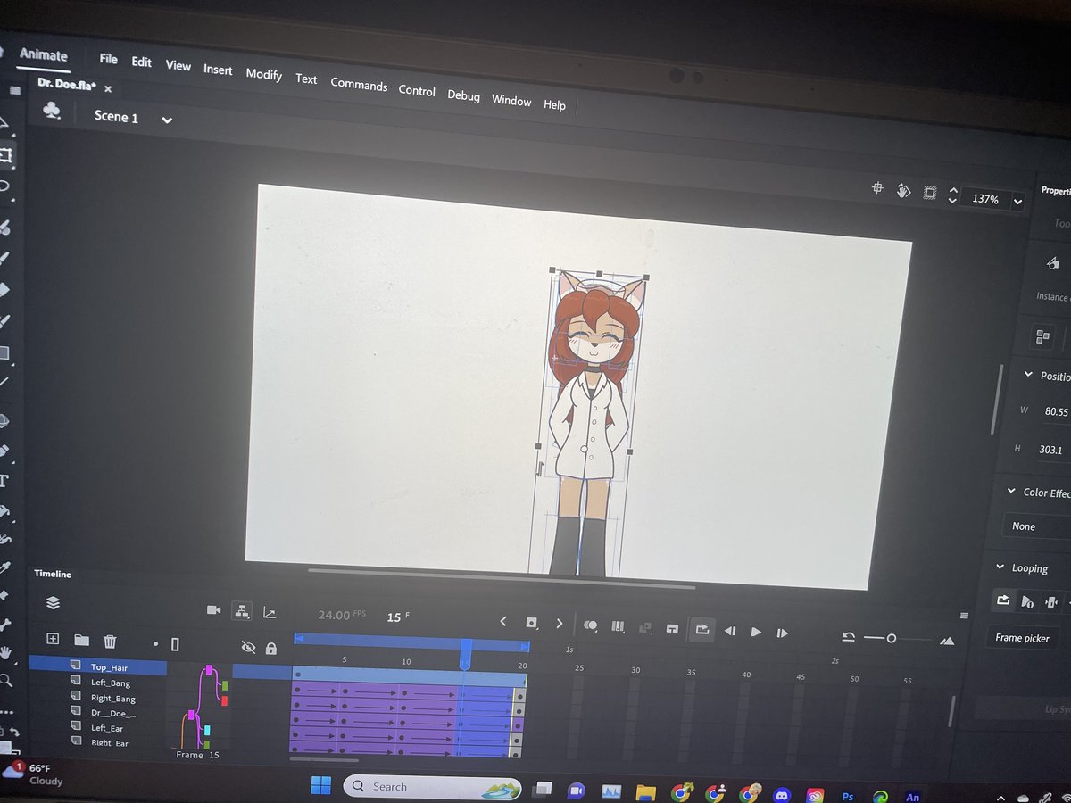 Dr. Doe Head Dance Loop Animation OC belongs to @alfa995