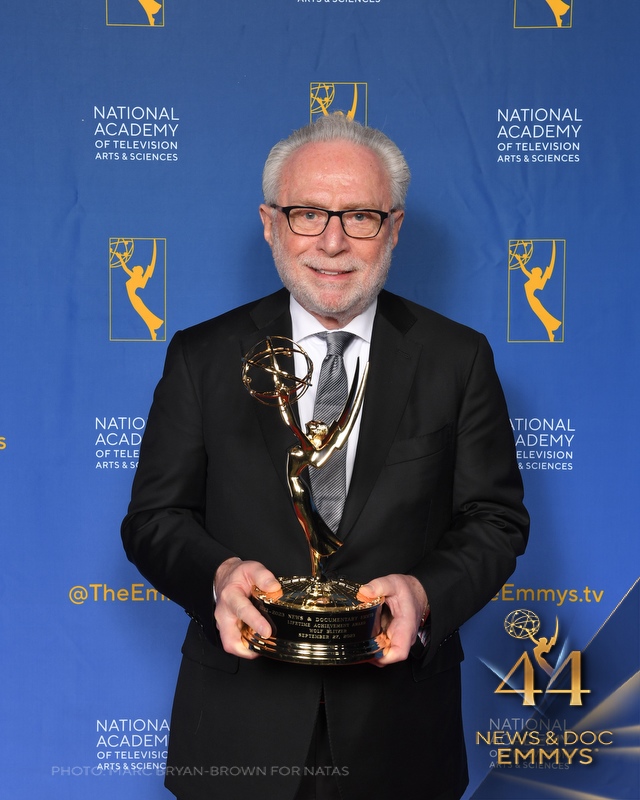 newsemmys's tweet image. Lifetime Achievement Honoree Wolf Blitzer!