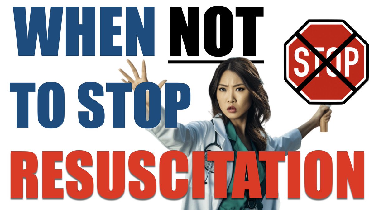 When NOT to stop resuscitation Sometimes we stop too early. Sometimes we go on too long. How do we pick the ones we should go the extra mile on? This 6 min excerpt from a talk really comes from the heart This is the concept that drives everything I do youtu.be/HiIsGmoHgpE