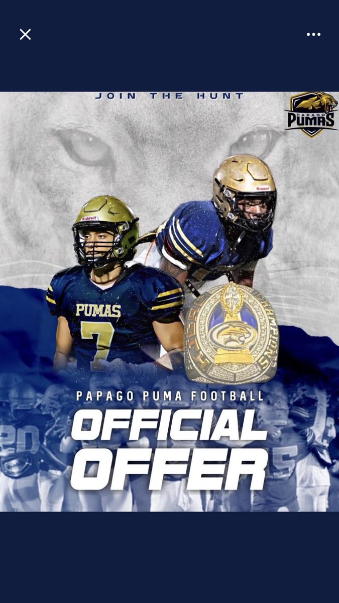 Blessed to receive an offer from Papago Junior College!
@NE_Ok_HS_Sports 
<a href="/coachbrown64/">Jeff Brown</a> 
<a href="/JessJJonesJr/">Coach Jess Jones</a> 
<a href="/recruit_unionfb/">recruit UNION FB</a>
<a href="/HScarJr2/">Coach Scarborough</a> 
<a href="/CoachReed_/">Keenan Reed</a>