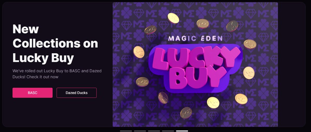 A testament to how far <a href="/BoredApeSolClub/">Bored Ape Solana Club</a> has progressed since Jan 2022. Got ostracized by the whole Sol Community for being a deriv.

With the collective effort of the community headed by our charismatic <a href="/dak_daze/">Daze💎</a>, proved ourselves, and now at the FRONT PAGE of <a href="/MagicEden/">Magic Eden 🪄</a>. 🥰🍀