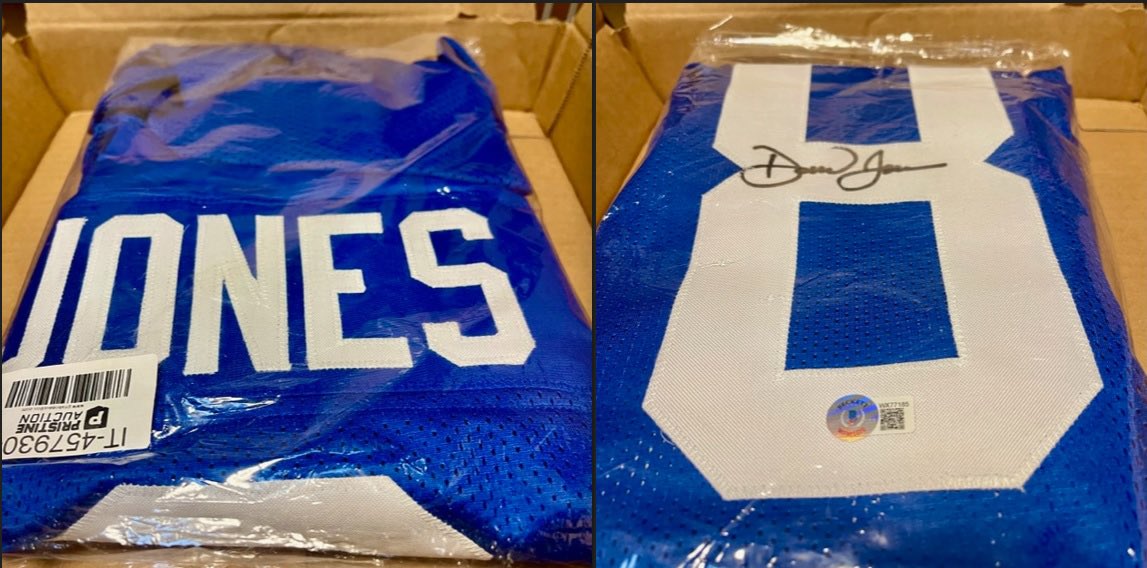 Deborah Jackman (@doobiejsf) on Twitter photo Thank you <a href="/FantasyCaresOrg/">Fantasy Cares #fantasycares</a> & <a href="/ScottFish24/">Scott Fish</a> for My beloved <a href="/Daniel_Jones10/">Daniel Jones</a> autographed jersey. This lifelong devoted <a href="/Giants/">New York Giants</a> fan is delighted #SFB13 Thank you <a href="/FantasyCaresOrg/">Fantasy Cares #fantasycares</a> & <a href="/ScottFish24/">Scott Fish</a> for My beloved <a href="/Daniel_Jones10/">Daniel Jones</a> autographed jersey. This lifelong devoted <a href="/Giants/">New York Giants</a> fan is delighted #SFB13