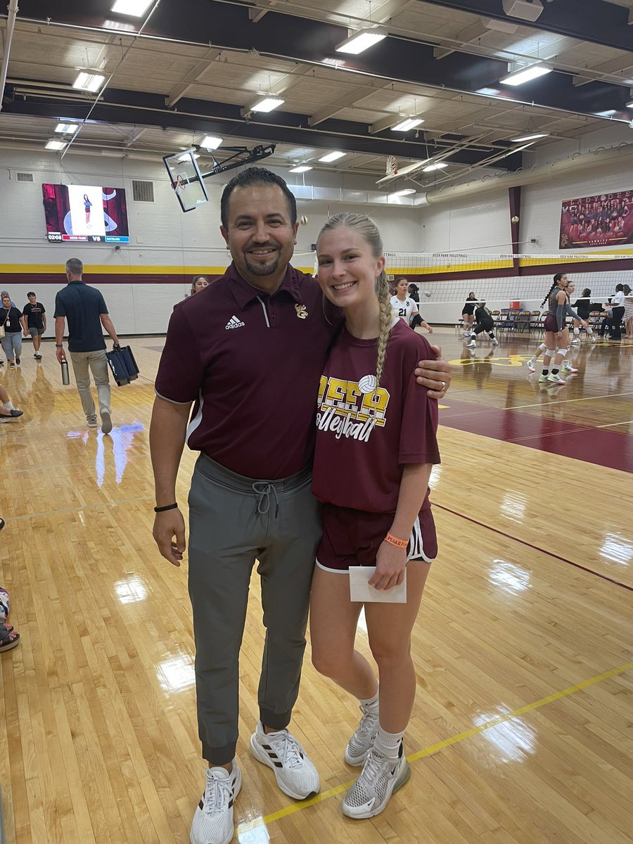 I want to thank these young ladies for nominating me for teacher appreciation last night. Always a great honor! In reality, they made me a better educator and leader in classroom! <a href="/deerparkVB/">DPVB</a>