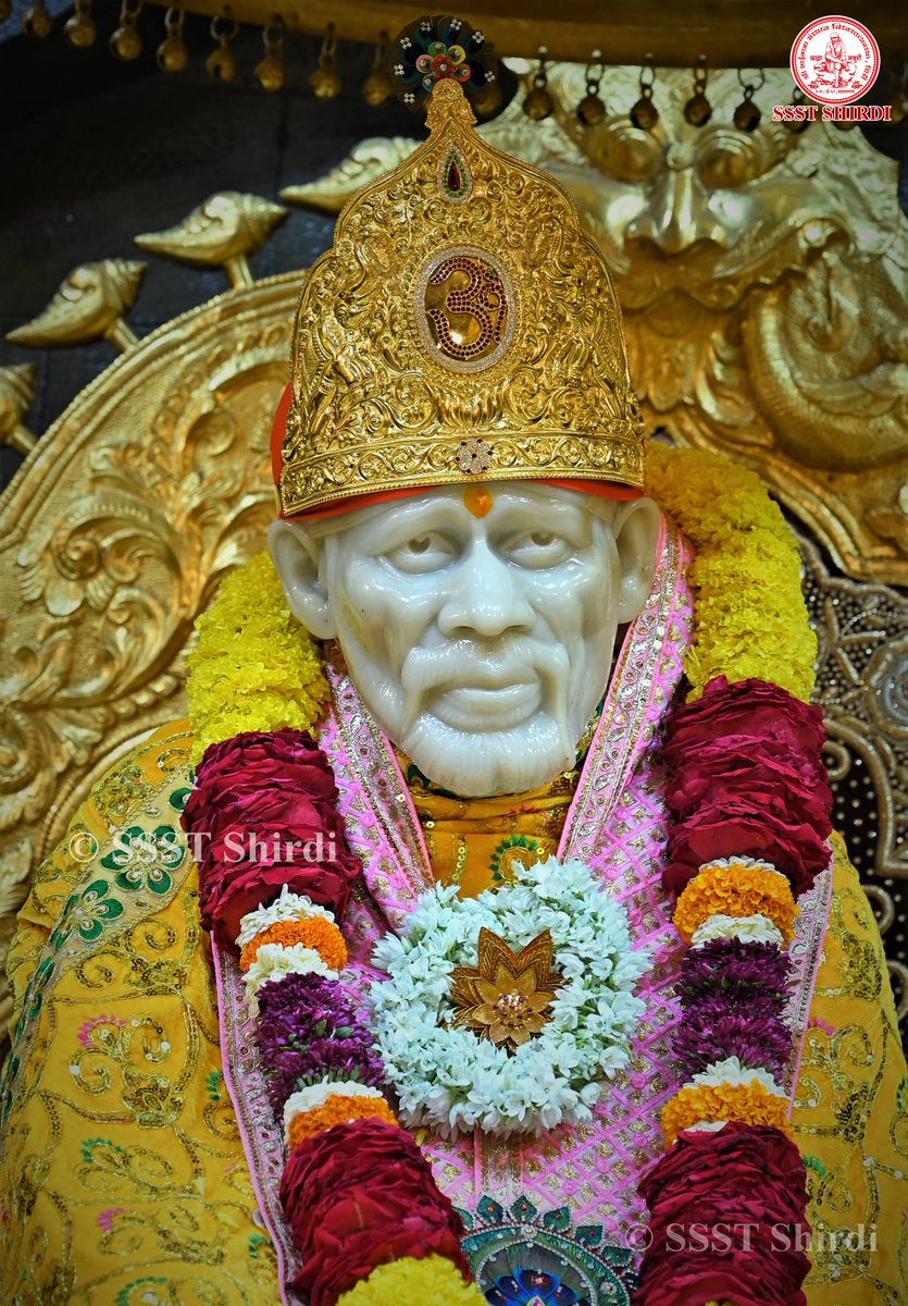 SSSTShirdi's tweet photo. *!! ॐ साई राम !!*
*श्री साईबाबा संस्थान विश्वस्त व्यवस्था,शिर्डी*
*!! ॐ Sai Ram !!*
*Shri Saibaba Sansthan Trust, Shirdi*
≈≈≈≈≈≈≈≈≈≈≈
*आरती :-शिर्डी माझे पंढरपुर* 
*गुरुवार २८ सप्टेंबर २०२३*     
*Aarti :-Shirdi Majhe Pandharpur*
*Thursday 28 September 2023* https://t.co/cK7a2ntEQF