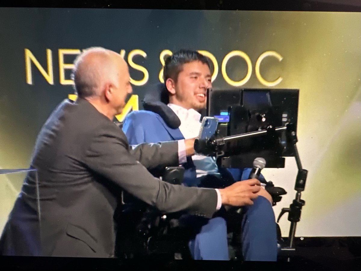 Huge congrats to 𝗦𝗮𝗺𝘂𝗲𝗹 𝗛𝗮𝗯𝗶𝗯 and 𝗗𝗮𝗻 𝗛𝗮𝗯𝗶𝗯 for winning an EMMY!! for their documentary My Disability Roadmap. Spread the word @ConMonitorNews alumni: @yuripridemd @morrisglobe @hschulz925 @ClayWires @elrick @amarimow @AlecMacGillis @pamelamwalsh @FeliceBelman