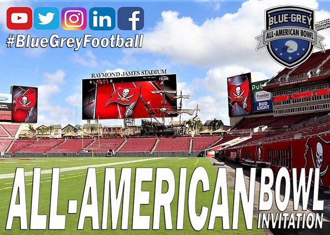 Josh Adams (@joshua_5_adams) on Twitter photo Blessed to receive an invite to this years <a href="/BlueGreyFB/">Blue-Grey All-American Bowl</a> All-American bowl!! Thank you to the blue grey coaches for this opportunity!
#Bluegreyfootball #AGTG
<a href="/NEGARecruits/">Northeast Georgia Recruits</a> <a href="/RecruitGeorgia/">Recruit Georgia</a> <a href="/NavyFB/">Navy Football</a> <a href="/KnightsRecruit1/">Knights Recruiting</a> Blessed to receive an invite to this years <a href="/BlueGreyFB/">Blue-Grey All-American Bowl</a> All-American bowl!! Thank you to the blue grey coaches for this opportunity!
#Bluegreyfootball #AGTG
<a href="/NEGARecruits/">Northeast Georgia Recruits</a> <a href="/RecruitGeorgia/">Recruit Georgia</a> <a href="/NavyFB/">Navy Football</a> <a href="/KnightsRecruit1/">Knights Recruiting</a>
