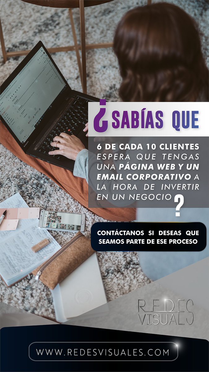 RedesVisualesVE's tweet photo. ¿Sabías que 6 de cada 10 #clientes espera que tengas una #páginaweb y un #email corporativo a la hora de invertir en un #negocio?

#Cont��ctanos si deseas que seamos parte de ese proceso 

#redessocialesvenezuela #agenciacreativa #marketingvenezuela https://t.co/9dvk1ep9PW