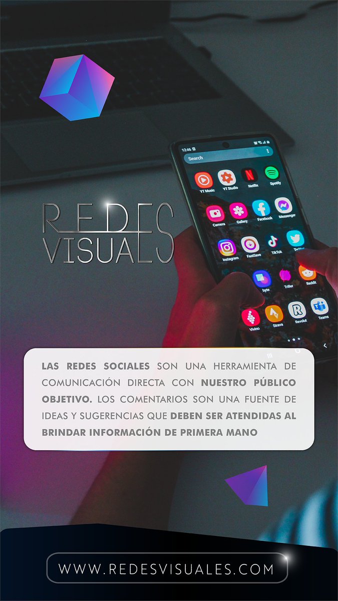 RedesVisualesVE's tweet photo. Las #redessociales son una herramienta de #comunicación directa con nuestro #público objetivo. Los #comentarios son una fuente de ideas y #sugerencias que deben ser #atendidas al brindar #información de primera mano https://t.co/fyJaejeV0s