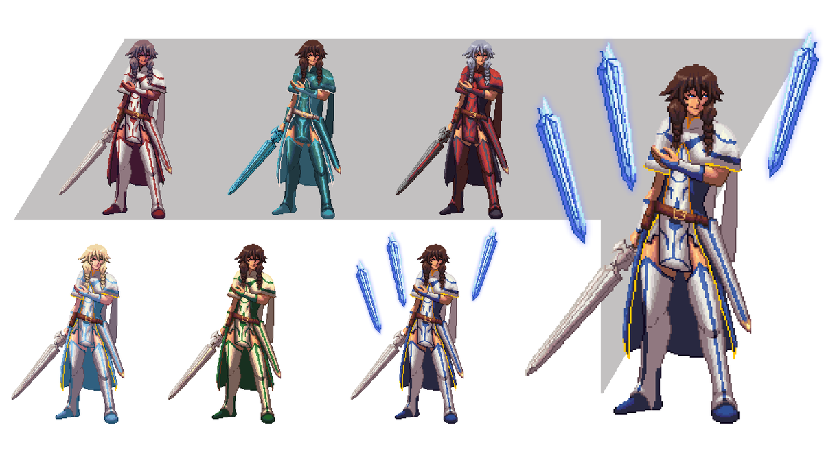 HienKong's tweet image. OC C0mmissi0n for @ZerojinZero! Thank you!

#PixelArt #ドット絵